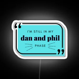 Dan And Phil Phase RGB Neon Sign