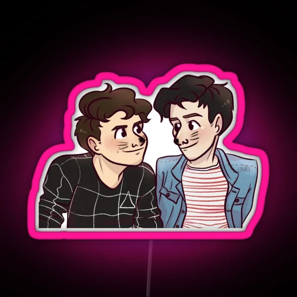 Dan And Phil PINOF 10 RGB Neon Sign