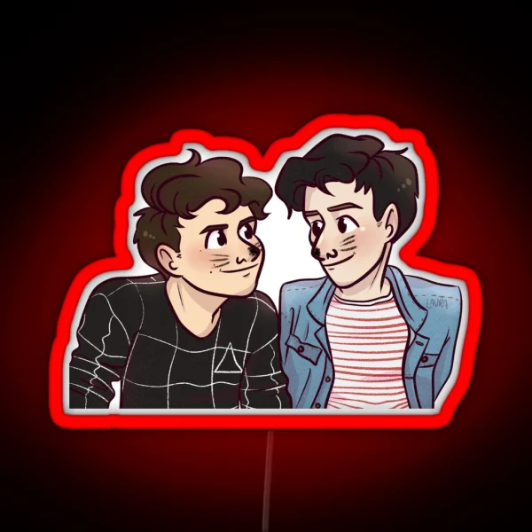 Dan And Phil PINOF 10 RGB Neon Sign