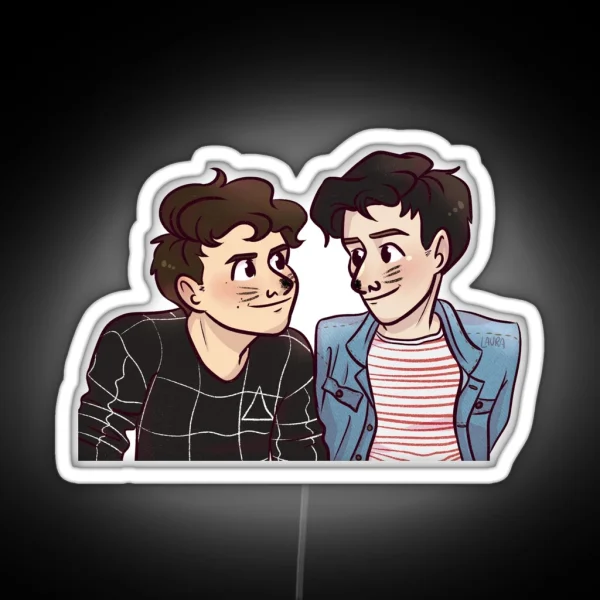 Dan And Phil PINOF 10 RGB Neon Sign