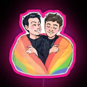 Dan And Phil Pride RGB Neon Sign