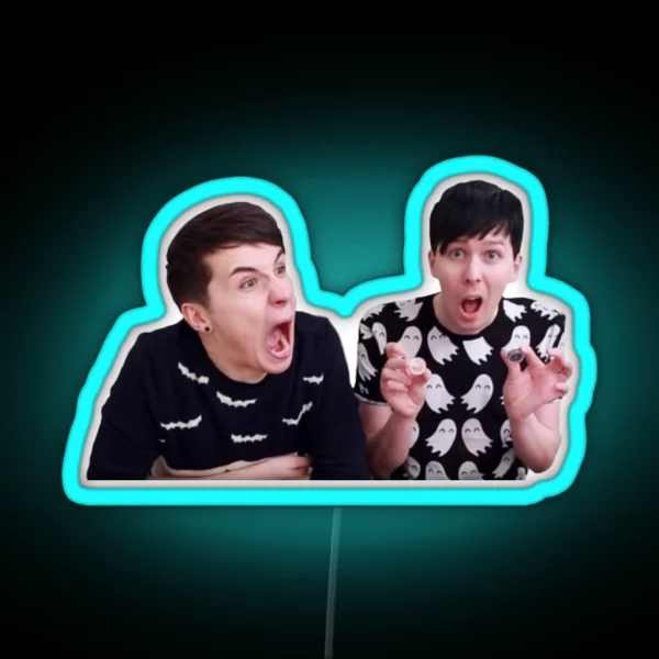 Dan And Phil RGB Neon Sign