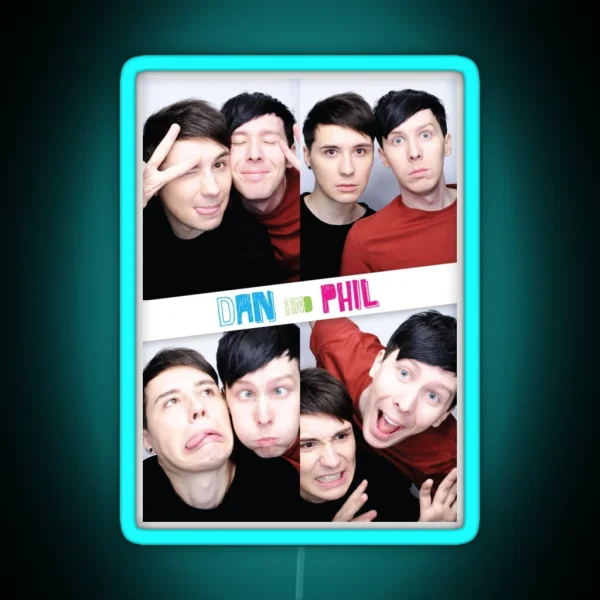 Dan And Phil RGB Neon Sign