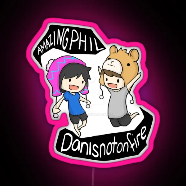 Dan And Phil RGB Neon Sign