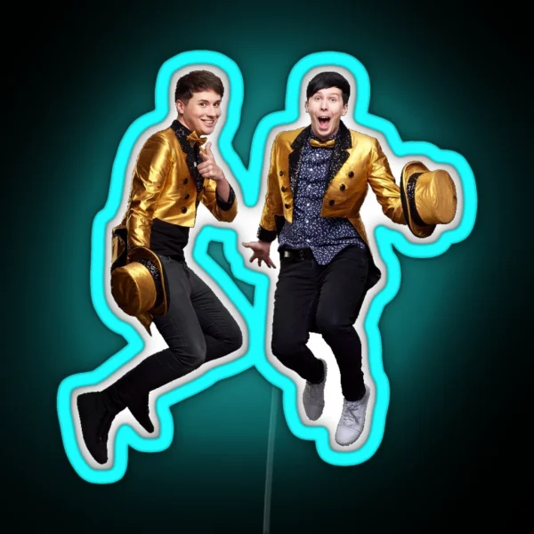 Dan And Phil TATINOF RGB Neon Sign