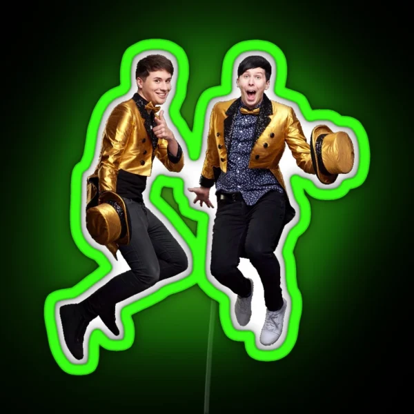 Dan And Phil TATINOF RGB Neon Sign