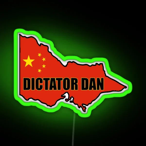 Dan Andrews Covid 19 And China All Wrapped RGB Neon Sign