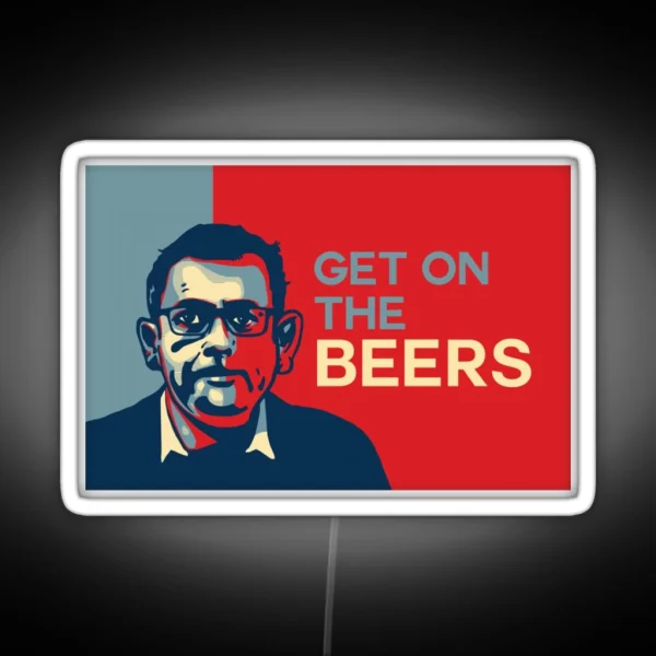 Dan Andrews Get On The Beers RGB Neon Sign