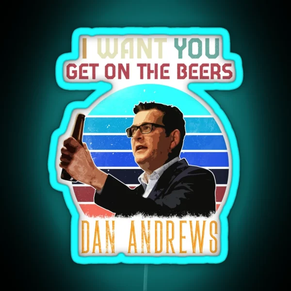 Dan Andrews I Want You RGB Neon Sign