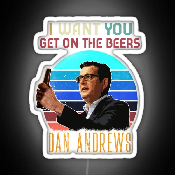 Dan Andrews I Want You RGB Neon Sign