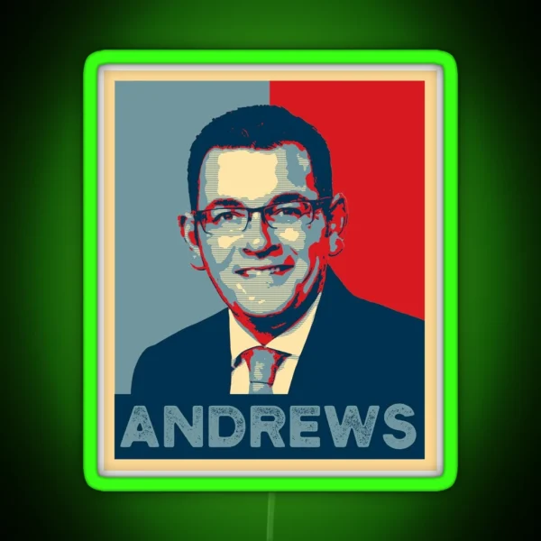 Dan Andrews RGB Neon Sign