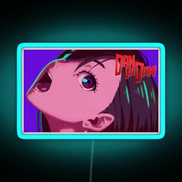 Dan Da Dan Momo Merch RGB Neon Sign