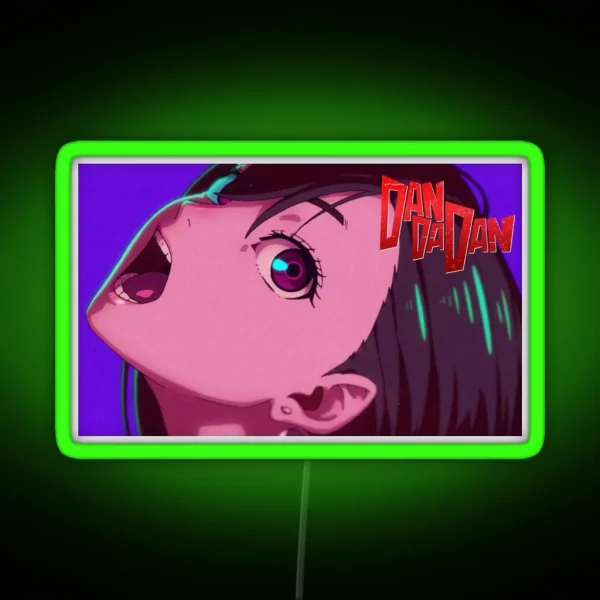 Dan Da Dan Momo Merch RGB Neon Sign