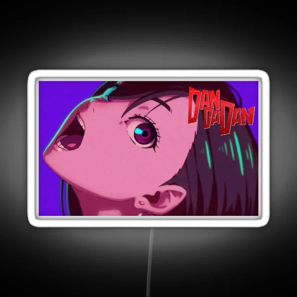 Dan Da Dan Momo Merch RGB Neon Sign