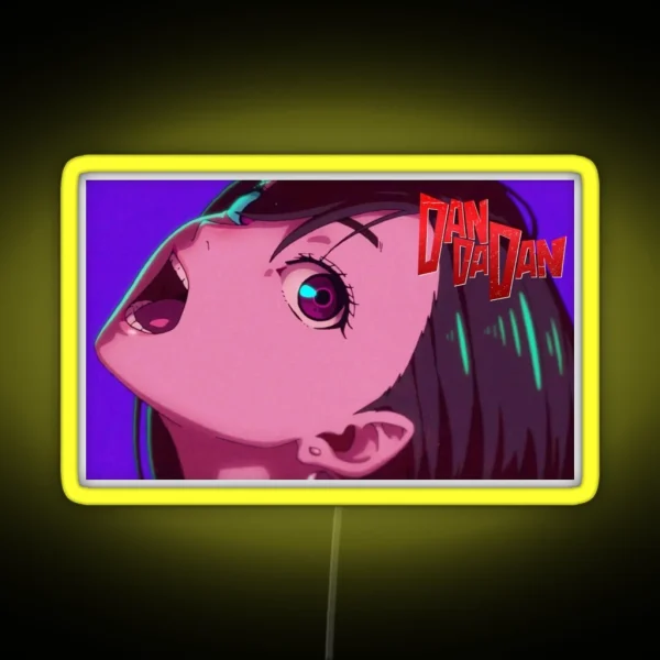 Dan Da Dan Momo Merch RGB Neon Sign