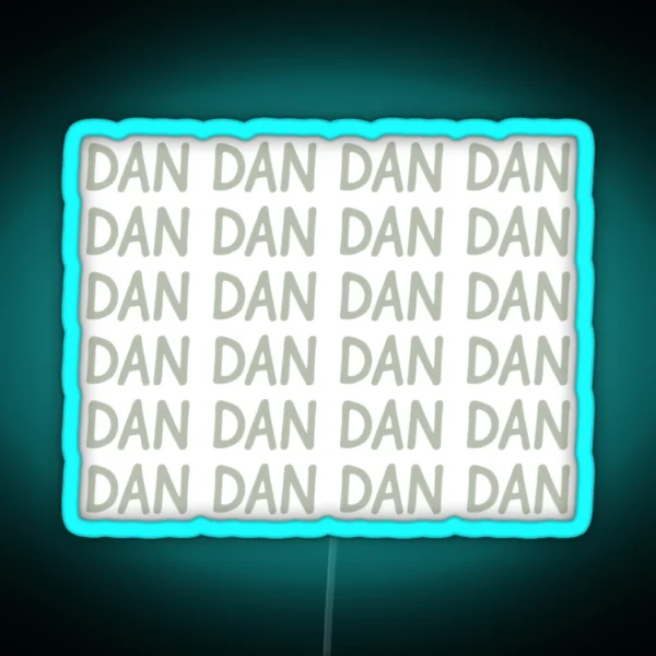 Dan Dan Dan Funny Alan Partridge Quote RGB Neon Sign