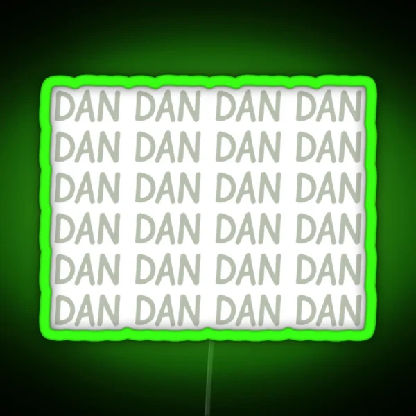 Dan Dan Dan Funny Alan Partridge Quote RGB Neon Sign