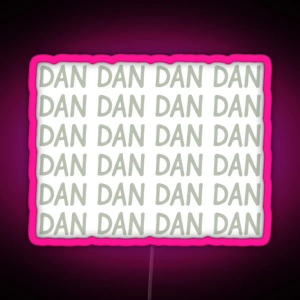 Dan Dan Dan Funny Alan Partridge Quote RGB Neon Sign