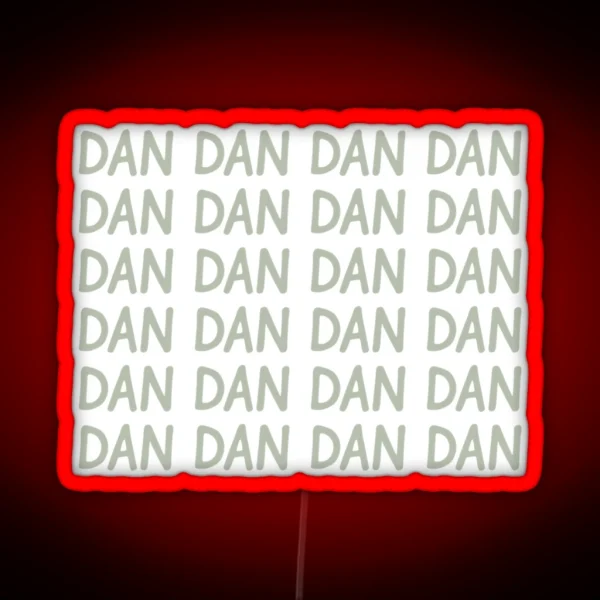 Dan Dan Dan Funny Alan Partridge Quote RGB Neon Sign