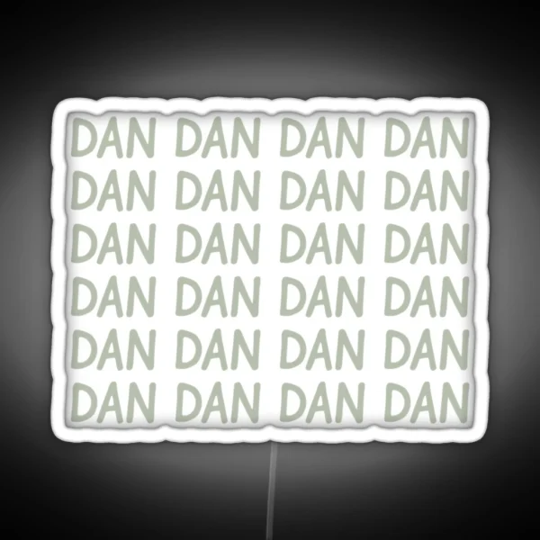 Dan Dan Dan Funny Alan Partridge Quote RGB Neon Sign