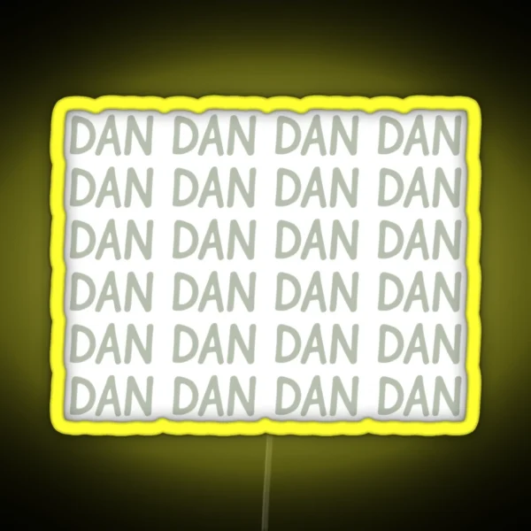 Dan Dan Dan Funny Alan Partridge Quote RGB Neon Sign