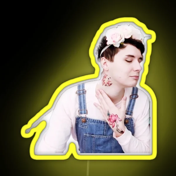 Dan Howell Daniel Howell Danisnotonfire RGB Neon Sign