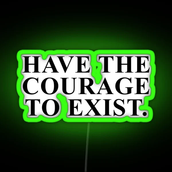 Dan Howell Merch Exist RGB Neon Sign