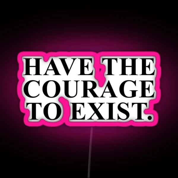 Dan Howell Merch Exist RGB Neon Sign