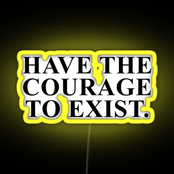 Dan Howell Merch Exist RGB Neon Sign