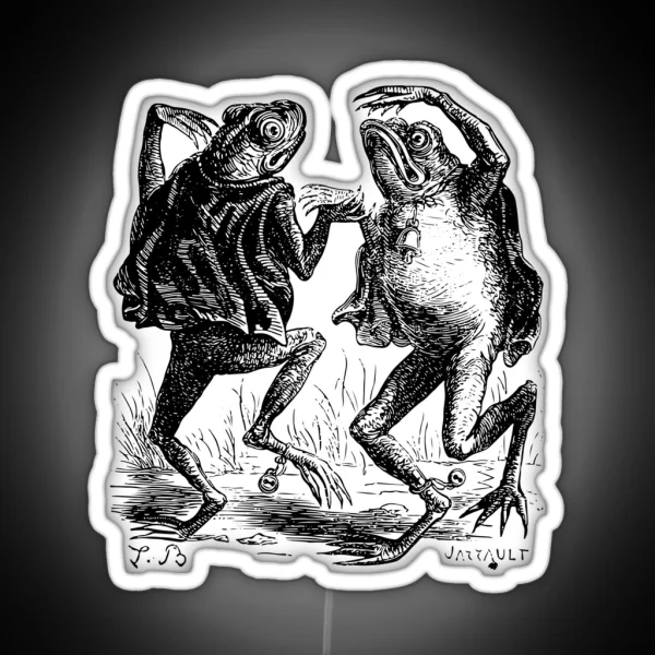 Dancing Frogs RGB Neon Sign