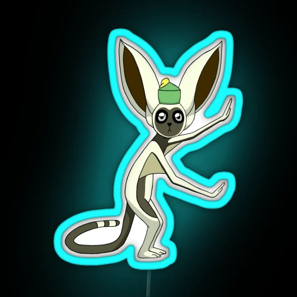Dancing Momo RGB Neon Sign
