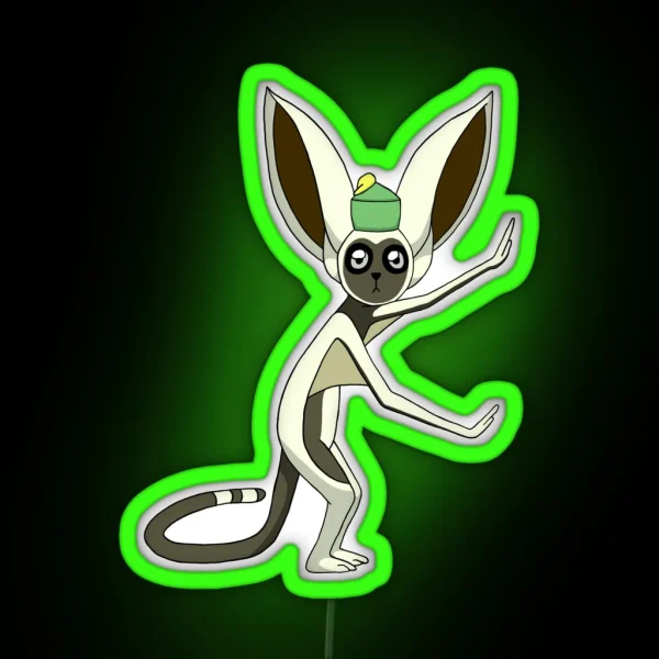 Dancing Momo RGB Neon Sign