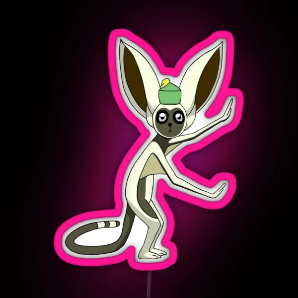 Dancing Momo RGB Neon Sign