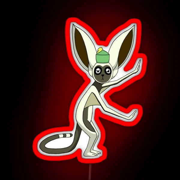 Dancing Momo RGB Neon Sign