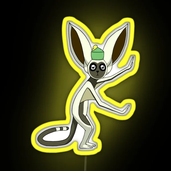 Dancing Momo RGB Neon Sign