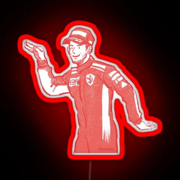 Dancing Sebastian Vettel RGB Neon Sign