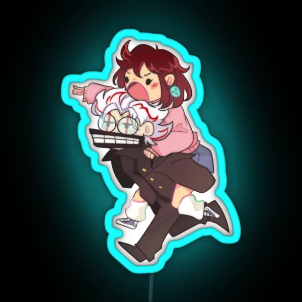 Dandadan Cuter Couple RGB Neon Sign