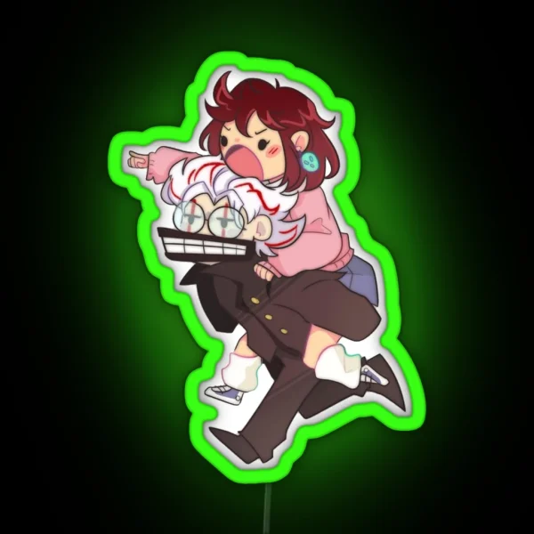 Dandadan Cuter Couple RGB Neon Sign