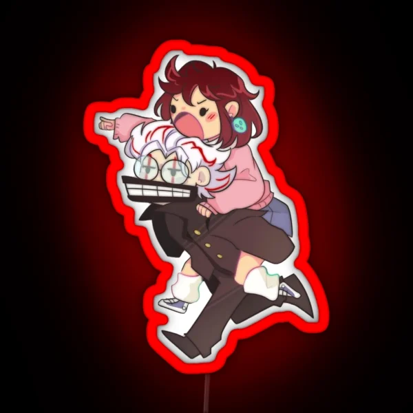 Dandadan Cuter Couple RGB Neon Sign