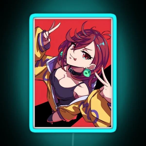 Dandadan Momo Ayase RGB Neon Sign