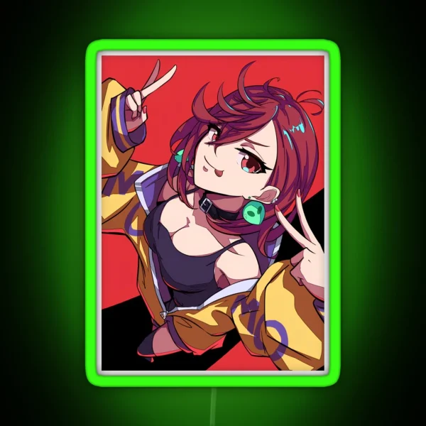 Dandadan Momo Ayase RGB Neon Sign