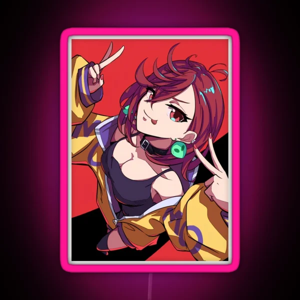 Dandadan Momo Ayase RGB Neon Sign