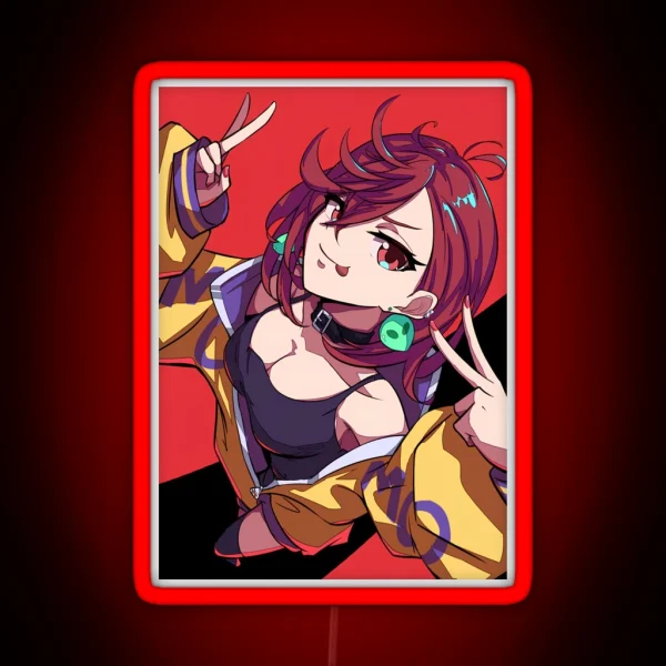 Dandadan Momo Ayase RGB Neon Sign