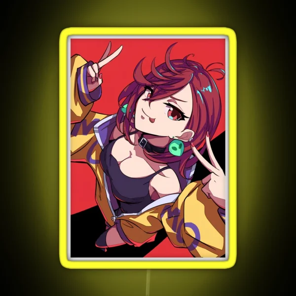 Dandadan Momo Ayase RGB Neon Sign
