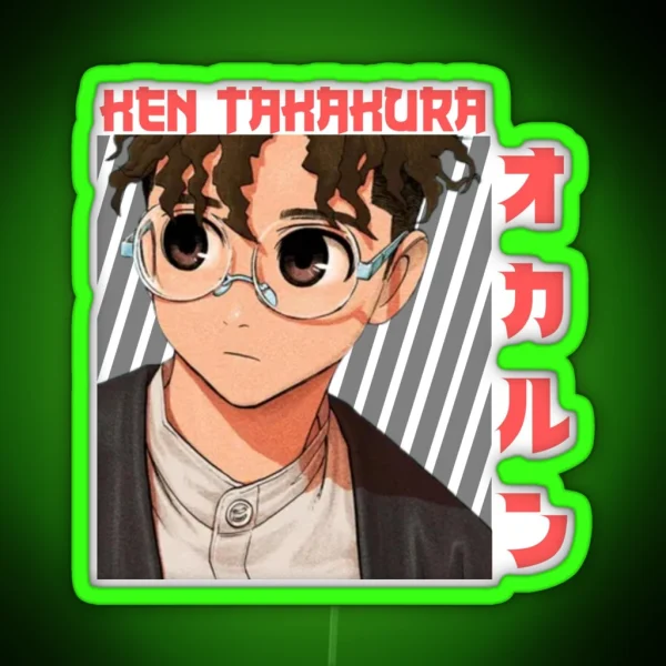 Dandadan Okarun In Japanese Ken Takakura RGB Neon Sign