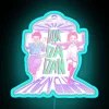 Dandadan Run Club Pastels RGB Neon Sign - Image 3