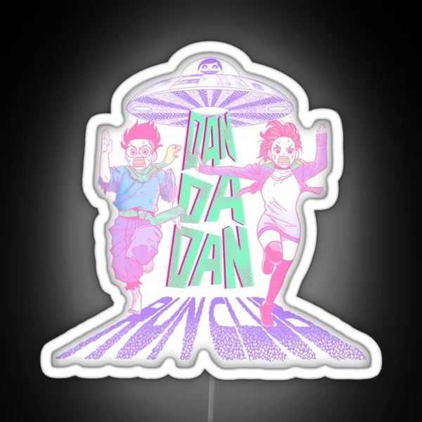 Dandadan Run Club Pastels RGB Neon Sign