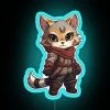 Dandd Tabaxi Rogue RGB Neon Sign - Image 3