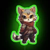 Dandd Tabaxi Rogue RGB Neon Sign - Image 4