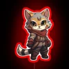 Dandd Tabaxi Rogue RGB Neon Sign - Image 2